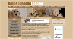 Desktop Screenshot of goldendoodlepuppybreeder.com